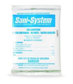 Sani System Reverse Osmosis (RO) & Water Filter Sanitizer Concentrate 0.25 Oz Packet