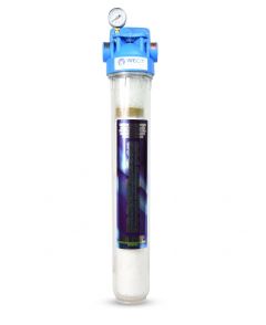 WECO SCALIMINATOR Anti-Scalant Water Filtration System (Clear) with 1" NPT In/Out