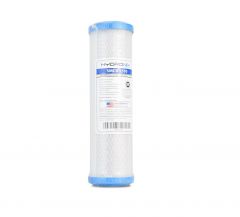 Hydronix SMCB-2510 Carbon Block 0.5 Micron Filter for Chlorine, Taste & Odor Reduction