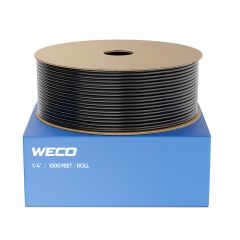1/4" O.D. Black Poly Tubing 1000 FEET / ROLL