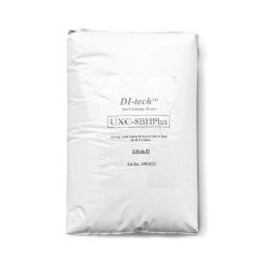 DI-tech UXC-08BH Plus High Purity Uniform Bead Grade Cation Resin in Hydrogen (H+) Form 1 CU.FT Bag