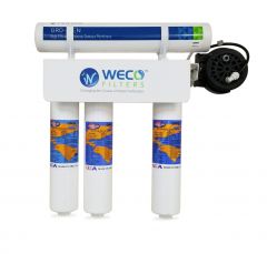 WECO VGRO-50Q-PERM Reverse Osmosis Drinking Water Filter System with Permeate Pump