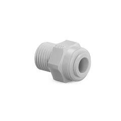 3/8" Tube x 1/2" NPTF Fixed Male Connector for Water Filters