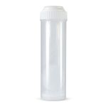 Empty Clear Refillable Cartridge 2.5" X 10" For Slim 10" Housings