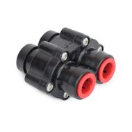 Auto Shut-Off Valve 3/8" Quick Connect (Black)  up to 1000 GPD -Made in U.S.A. 