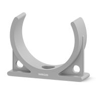 2"- Single White Clip - Inline Filter to Bracket