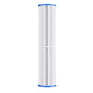 WECO 5MPLWCT4520 Pleated Polyester 5 Micron 4½" X 20"  Sediment Filter Cartridge for Particulate Filtration - Made in U.S.A.