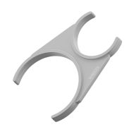 2-1/2" X 2" Double Filter Clip - White - Made in USA