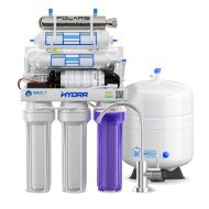 WECO HYDRA-75UVALKPMP Reverse Osmosis Drinking Water Filtration System with pH Neutralizer Cartridge, UV and Booster Pump