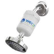 WECO Multi Stage Dechlorinating Shower Filter with Shower Head - White