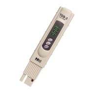 HM Digital TDS-3 Handheld TDS Meter with Carrying Case with 0 – 9990 ppm (mg/L) Range and +/- 2% Accuracy