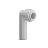 3/8" Stem x 1/4" Tube Plug In Elbow Fitting for Water Filters