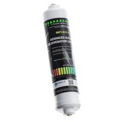 WECO IMPT-2512-14 Alkaline Inline Filter Cartridge - 1/4" Quick Connect Ports - Made in U.S.A.