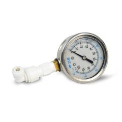 WECO Water Pressure Gauge with 3/8" and 1/4" Quick Connect Fittings