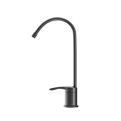 US Style Black Horizontal Turn Handle RO Drinking Water Faucet - Made in U.S.A.