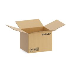 Corrugated Box 8 x 6 x 6 Inches