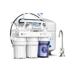 WECO MINI-150UVALK Compact Undersink Reverse Osmosis Water Filtration System with pH Neutralizer Filter and UV Disinfector