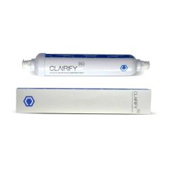 Quantum Disinfection 2.5" x10" Inline Polishing Water Filter Cartridge Powered by CLAIRE Technologies Nano-composite Media