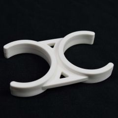 2" X 2" White Double Filter Clip