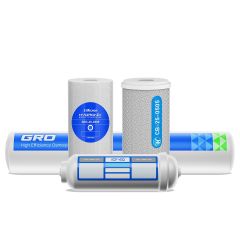 WECO TINY-SET4-36 Filter Set - Complete Filter Kit with RO Membrane, Pre & Post Filters