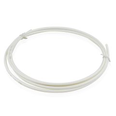 WECO 1/4" White Polypropylene Water Filtration Tubing - 25 ft