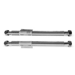 1-Inch  FNPT x 1-Inch  FNPT 24-Inch Long Stainless Steel Flexible Connector Pair