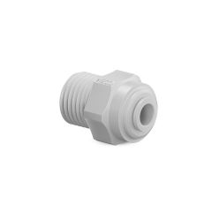 1/4" Tube x 1/2" NPTF Fixed Male Connector for Water Filters