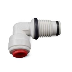 1/4" Tube x 1/4" NPTF Fixed Elbow with Double O-Rings or Water Filters