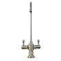 Dual-Handle Drinking Water Faucet for RO and Alkaline Systems – Swivel Gooseneck