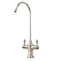 Dual-Handle Drinking Water Faucet for RO and Alkaline Systems – Swivel Gooseneck