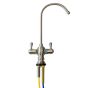 Dual-Handle Drinking Water Faucet for RO and Alkaline Systems – Swivel Gooseneck