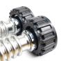 5810 & 5812 Stainless Steel Flex Line Pair (Two) 24 Inches Long x 1