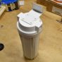 Slim Housing Single White Bracket for WXHF2 RO / Pre-Filter Housings