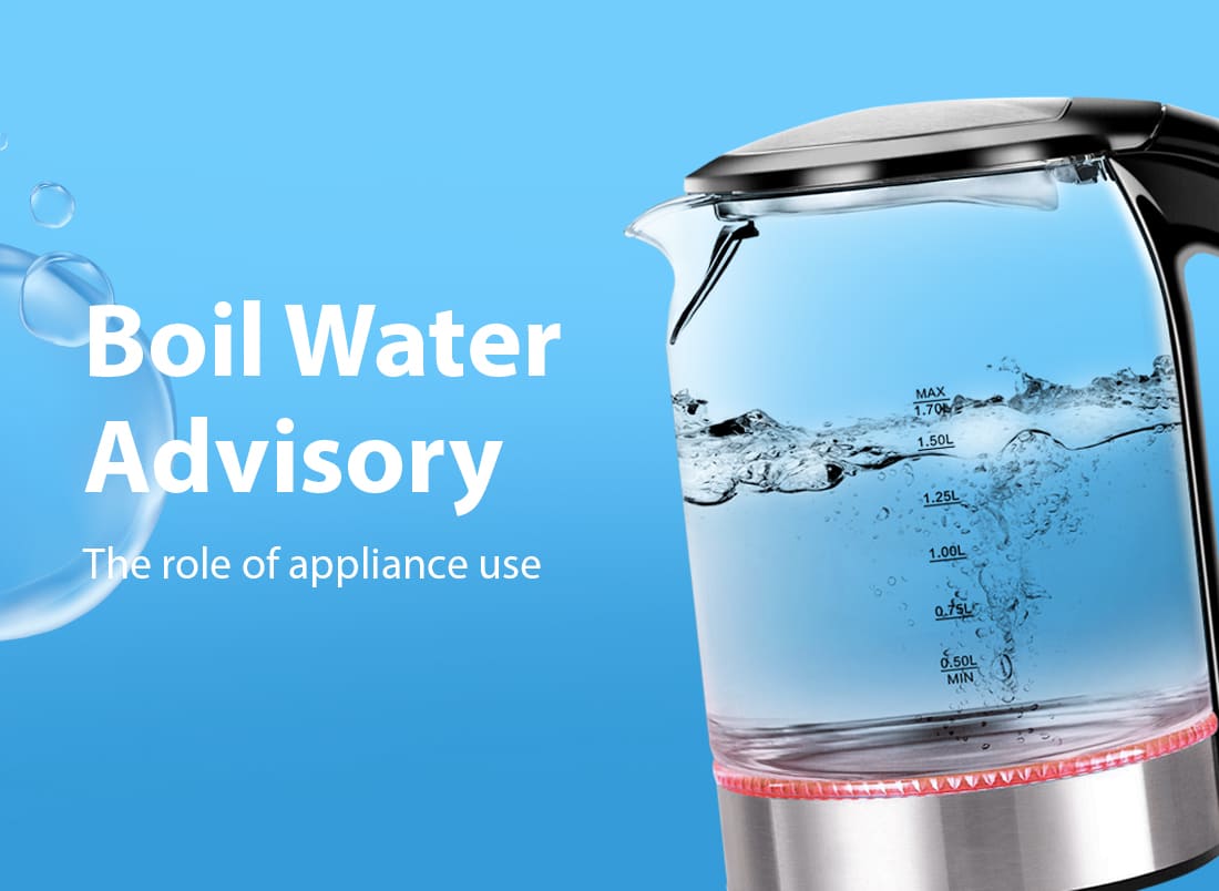 The Role of Appliance Use in Drinking Water Disinfection during a Boil Water Advisory