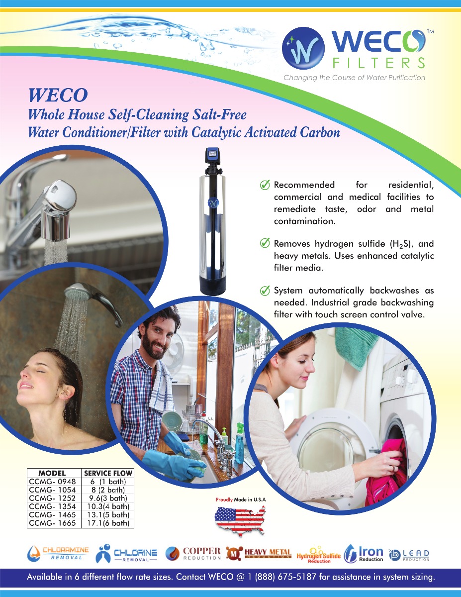 Catalytic Carbon Whole House Water Filter