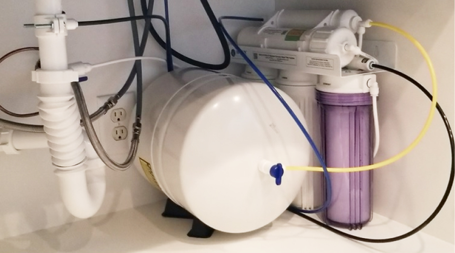 Reverse Osmosis Drinking Water Purifier Installation