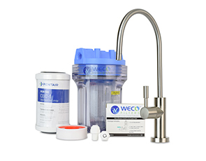 Installation of undersink sediment, chlorine, taste and odor filters